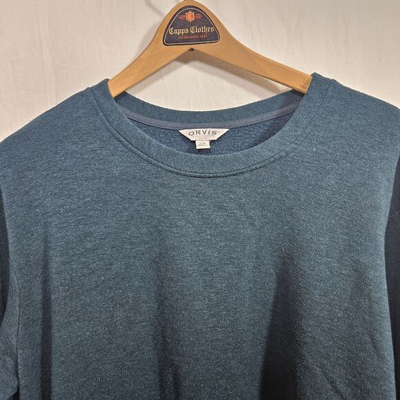 Orvis Classic Collection Pullover Sweater/sweatsirt Men’s Large Green - Picture 3 of 9